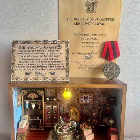 My miniature diorama - winner of the Pugin Award for Craftsmanship