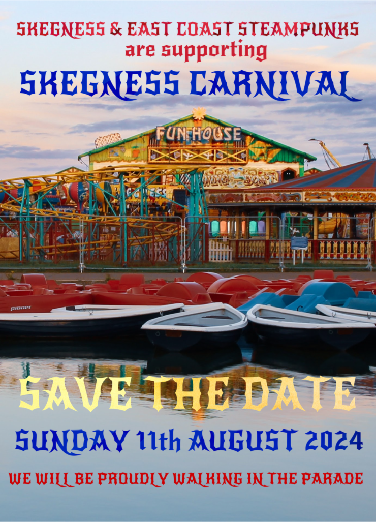 Skegness Carnival Walking in the Parade as Steampunks